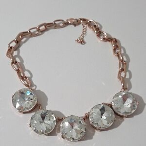 Express Rose Gold and Silver Necklace